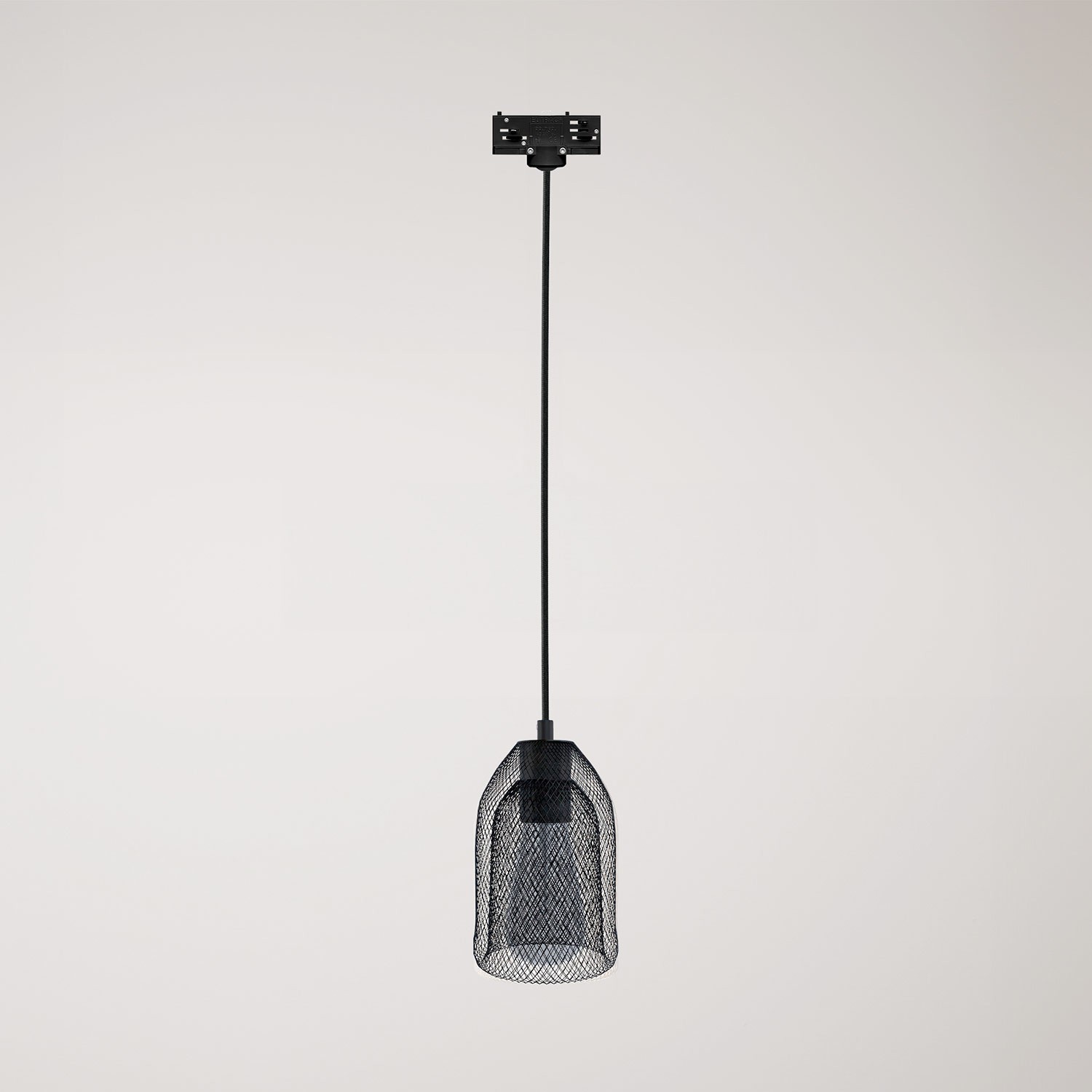 Ghostbell pendant lamp with shade for track