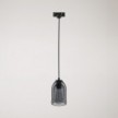 Ghostbell pendant lamp with shade for track