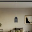 Ghostbell pendant lamp with shade for track