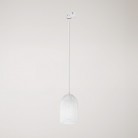 Ghostbell pendant lamp with shade for track