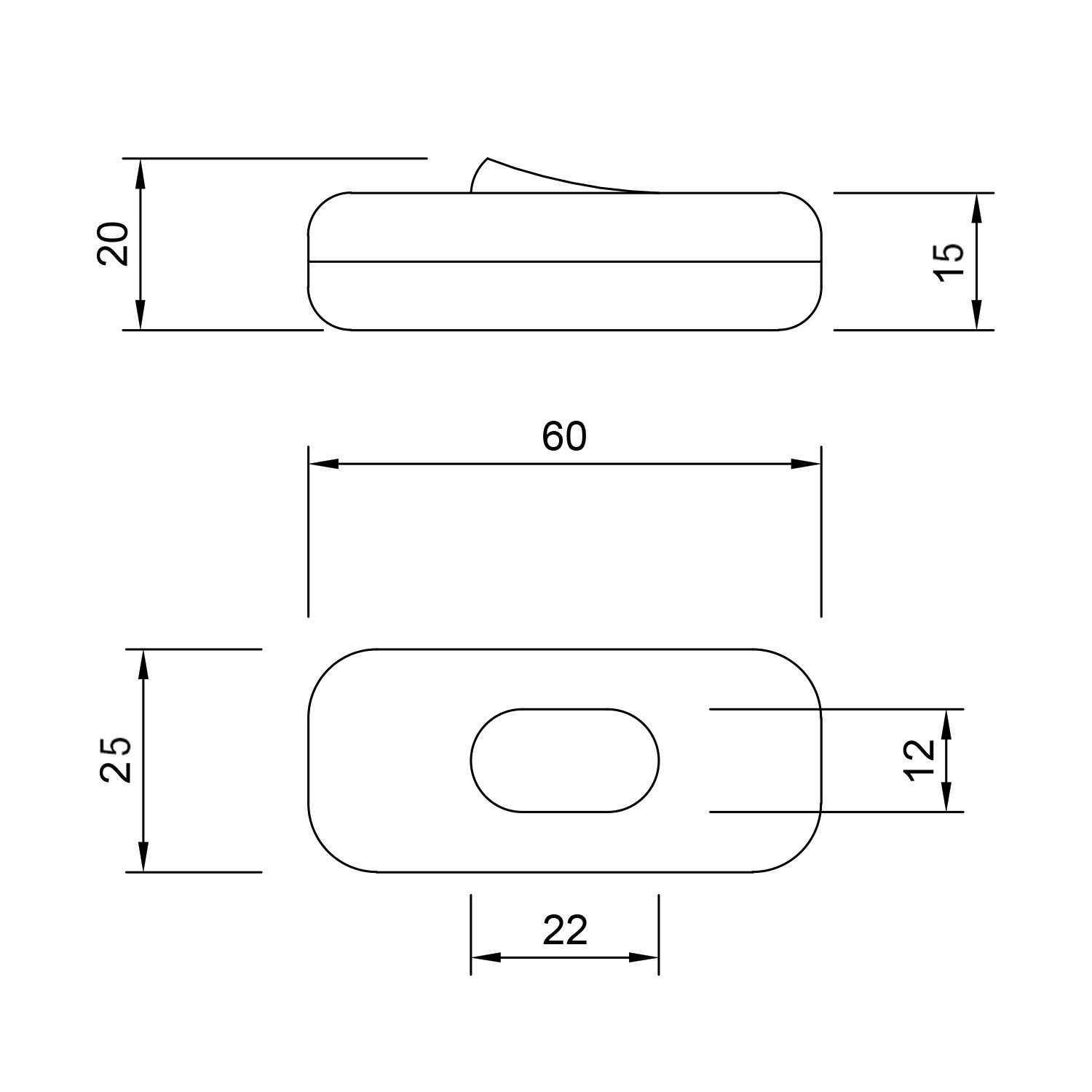 Single-pole inline switch with earth terminal