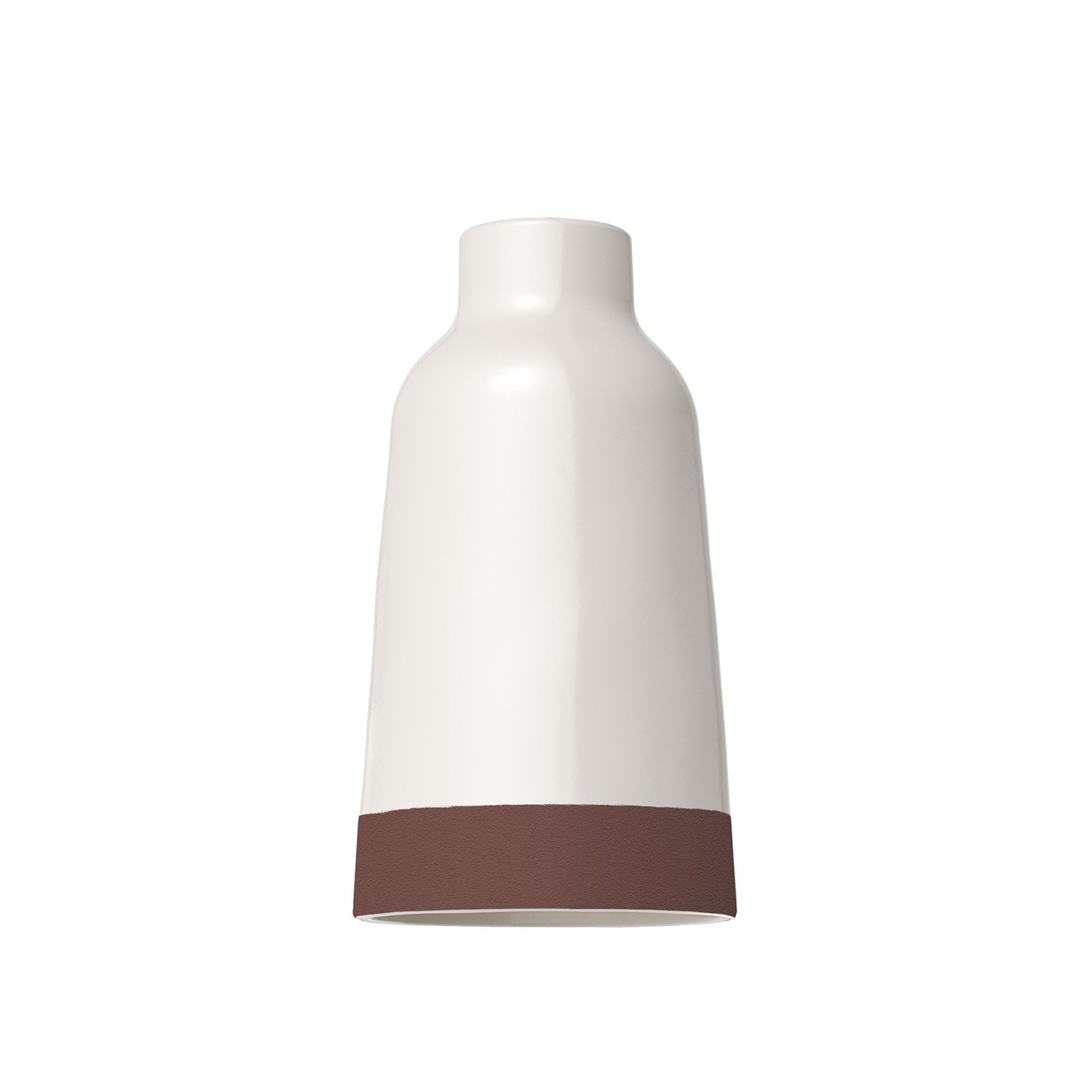 Two-tone ceramic Bottiglia lampshade, Materia collection - Made in Italy