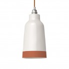 Two-tone ceramic Bottiglia lampshade, Materia collection - Made in Italy