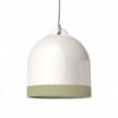 Campana M two-tone ceramic lampshade, Materia collection - Made in Italy