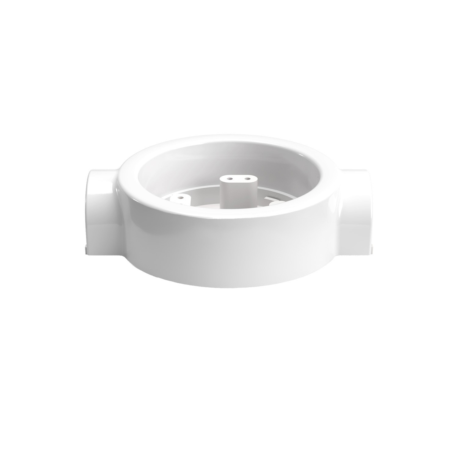 Porcelain base for electrical socket and switch/diverters compatible with Creative-Tubes - from 1 to 4 outputs