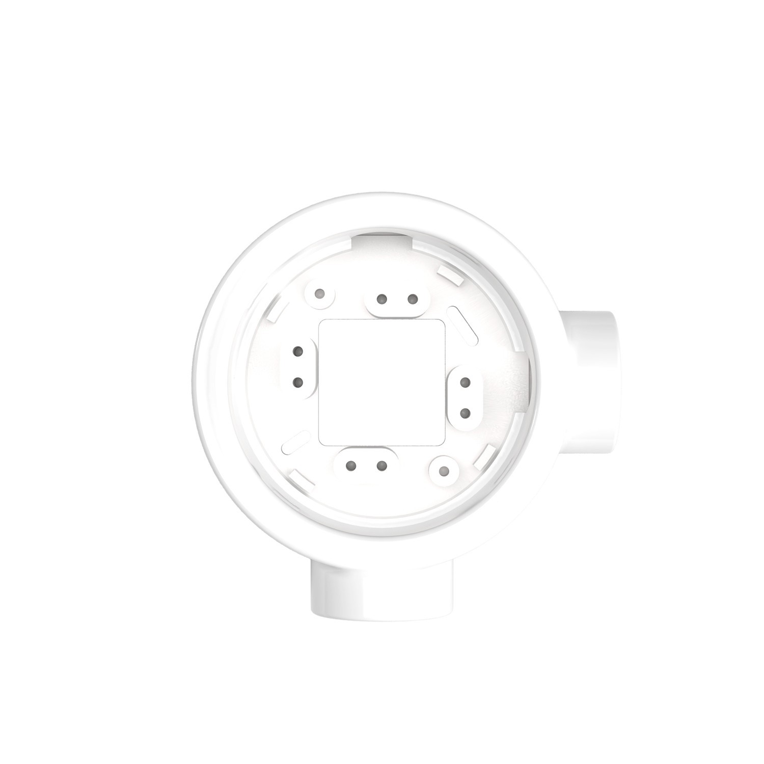 Porcelain base for electrical socket and switch/diverters compatible with Creative-Tubes - from 1 to 4 outputs