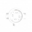 Porcelain base for electrical socket and switch/diverters compatible with Creative-Tubes - from 1 to 4 outputs