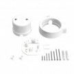 Junction box and base kit for porcelain Creative-Tubes