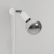 MAG-Y wall lamp with joint and half-sphere bulb