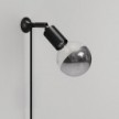 MAG-Y wall lamp with joint and half-sphere bulb