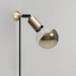 MAG-Y wall lamp with joint and half-sphere bulb