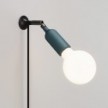 MAG-Y wall lamp with joint and silicon lamp holder with switch