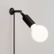 MAG-Y wall lamp with joint and silicon lamp holder with switch