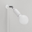 MAG-Y wall lamp with joint and silicon lamp holder with switch