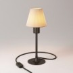 MAG-Y table lamp with round metal base and shade