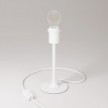 MAG-Y table lamp with round metal base and fitting for lampshade