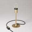 MAG-Y table lamp with round metal base and fitting for lampshade