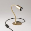 MAG-Y desk lamp with Flex, oval metal base and spot light