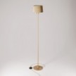 MAG-Y floor lamp with round metal base and Athena shade