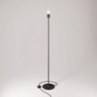 MAG-Y floor lamp with round metal base with fitting for lampshade