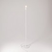 MAG-Y floor lamp with round metal base with fitting for lampshade