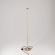 MAG-Y floor lamp with round metal base with fitting for lampshade