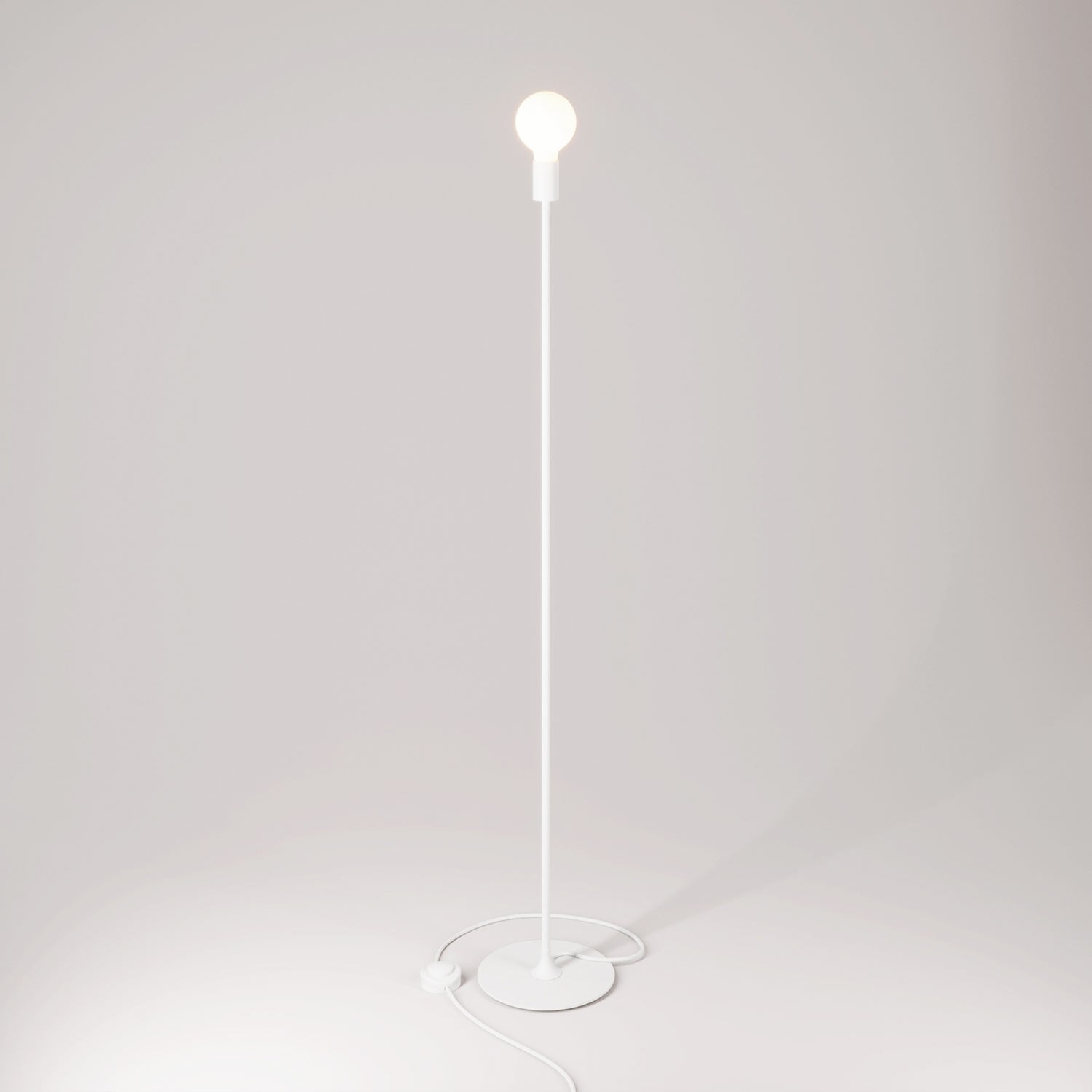 MAG-Y floor lamp with round metal base