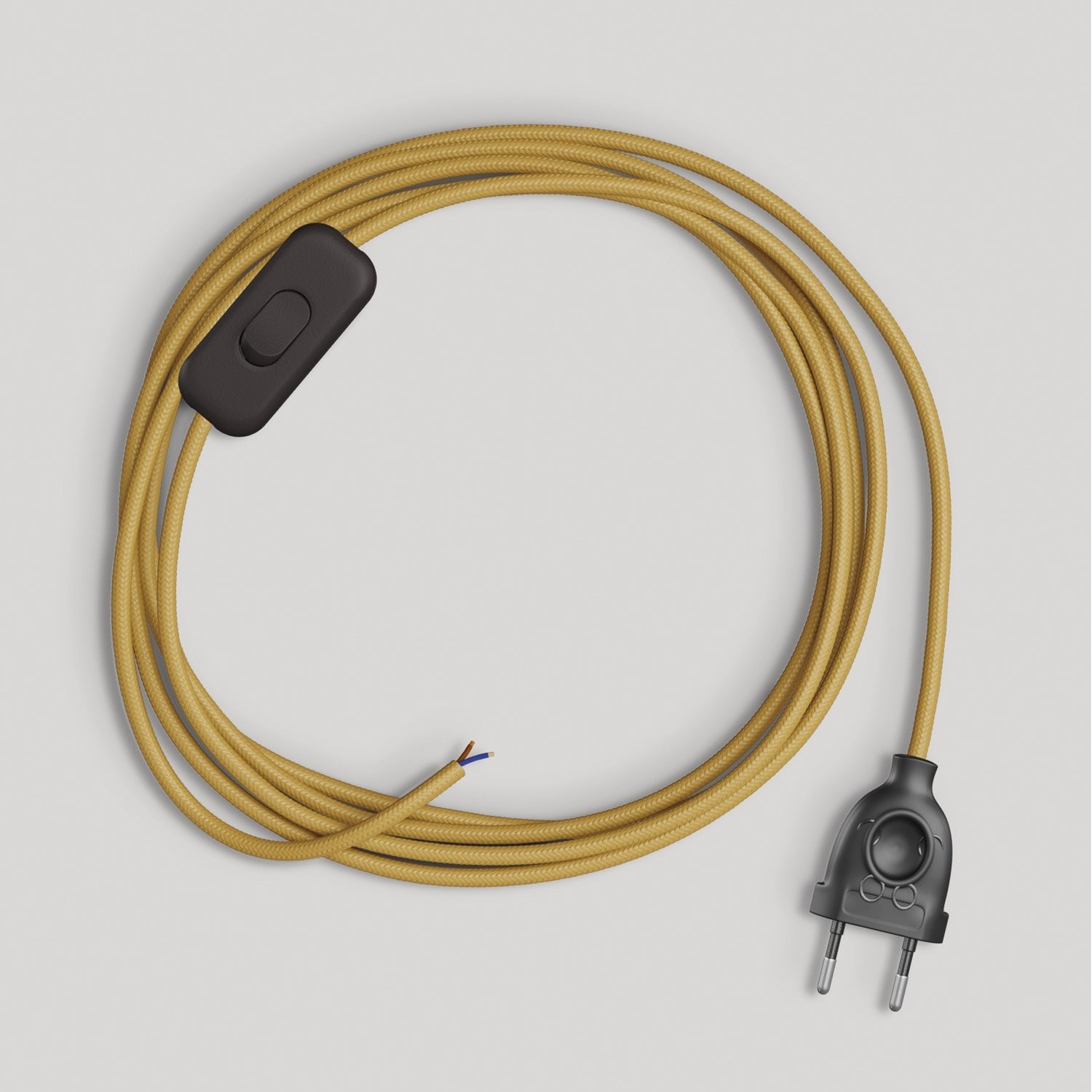 Wiring for lamp with bright mustard cable 1.80 m