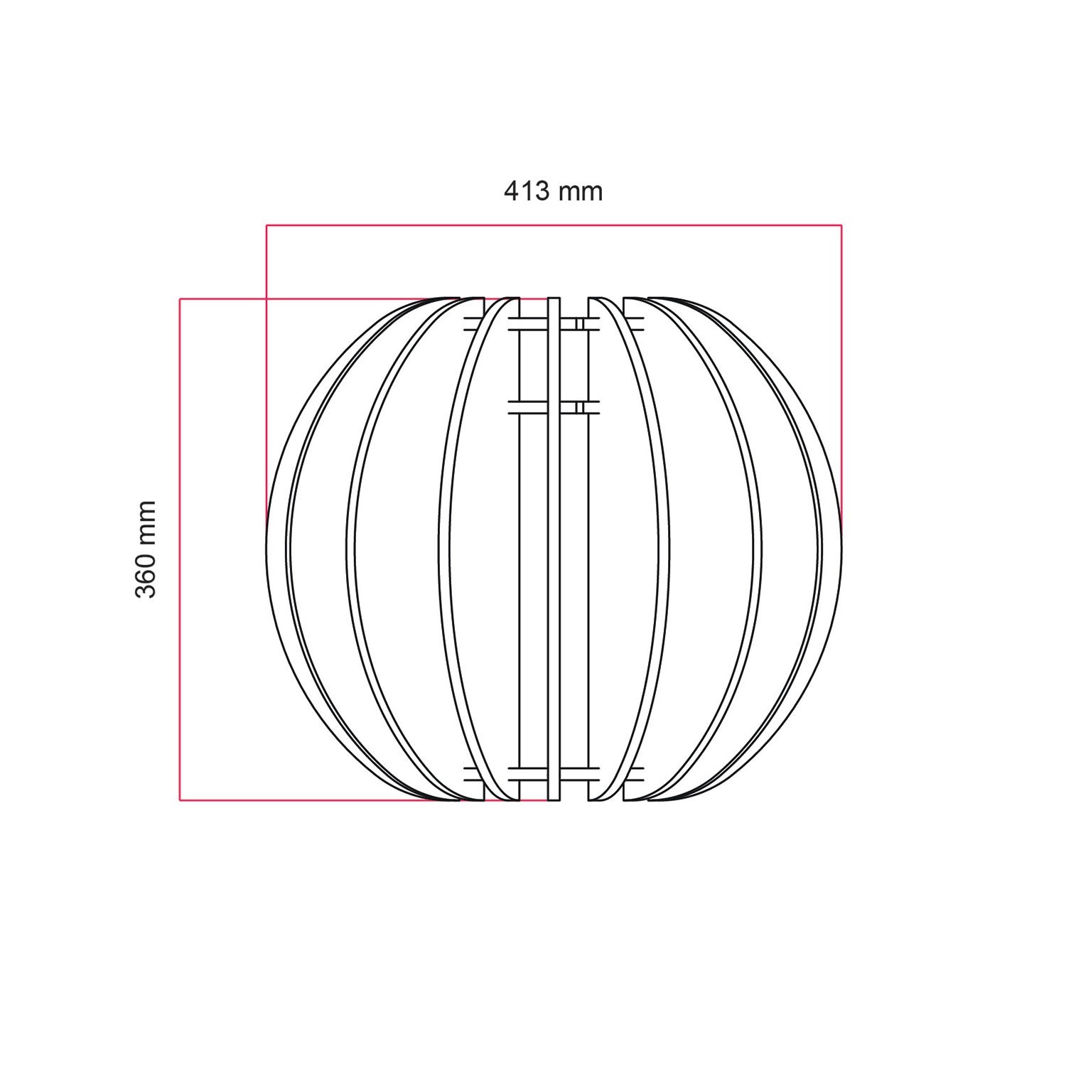 LAMPSHHADE - Elliptical lampshade made of sound-absorbing material