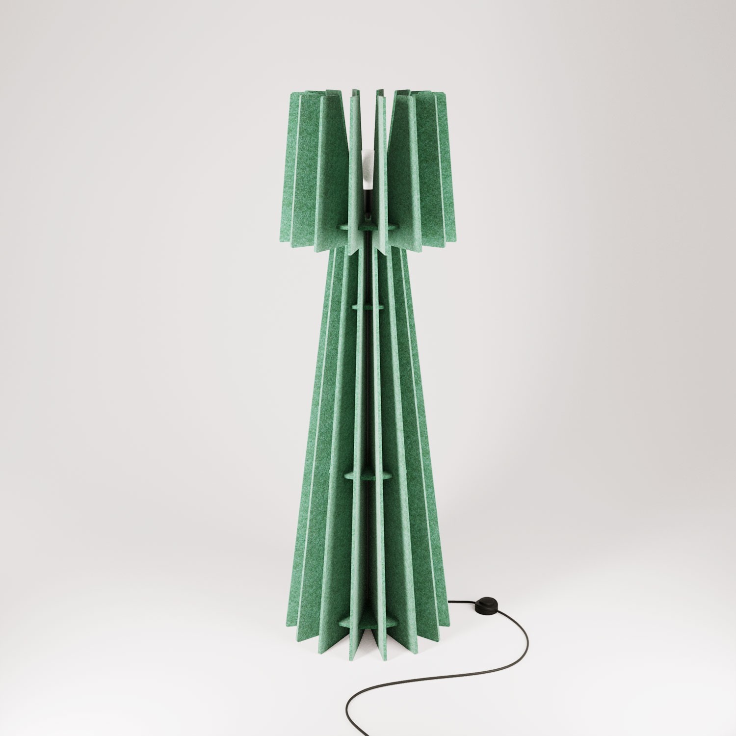 SHHINE - Floor lamp made of sound-absorbing material