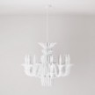 Suspension lamp with classic SHHANDELIER shade made of sound-absorbing material