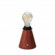 Portable and rechargeable Cabless11 lamp with Drop light bulb suitable with lampshade