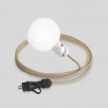 EIVA IP65 plug-in outdoor lamp with unbreakable Unbreak-a-Ball shade