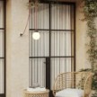 EIVA IP65 plug-in outdoor lamp with unbreakable Unbreak-a-Ball shade