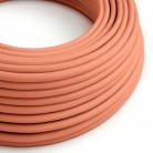 Cable eléctrico recubierto de tela color melocotón - The Original Creative Cables, para lámparas modernas y coloridas - RM23