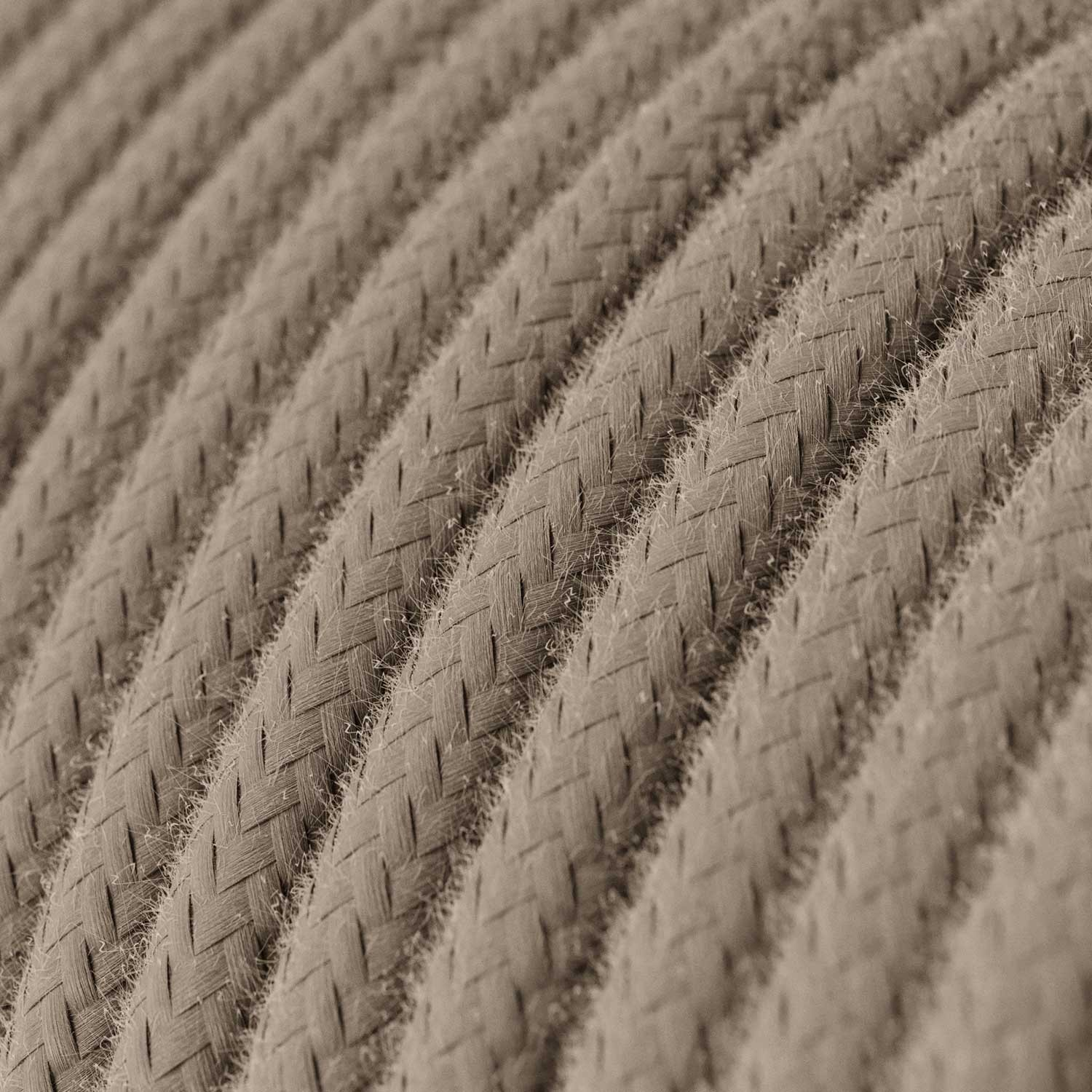 Round Electric Cable 150 ft (45,72 m) coil RC43 Dove Cotton - UL listed