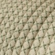 Cable eléctrico redondo en bobina de 45.72 mts (150 pies) RD62 Algodón y Lino Natural Rombo Verde Tomillo - Homologado UL