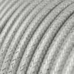 Round Electric Cable 150 ft (45,72 m) coil RL02 Glittering Silver Rayon - UL listed