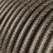 Cable eléctrico redondo en bobina de 45.72 mts (150 pies) RL03 Efecto Seda Gris Glitter - Homologado UL