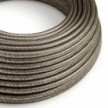 Cable eléctrico redondo en bobina de 45.72 mts (150 pies) RL03 Efecto Seda Gris Glitter - Homologado UL