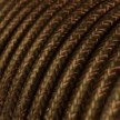Round Electric Cable 150 ft (45,72 m) coil RL13 Glittering Brown Rayon - UL listed
