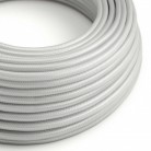 Cable eléctrico redondo en bobina de 45.72 mts (150 pies) RM02 Efecto Seda Plateado - Homologado UL