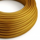 Cable eléctrico redondo en bobina de 45.72 mts (150 pies) RM05 Efecto Seda Dorado - Homologado UL