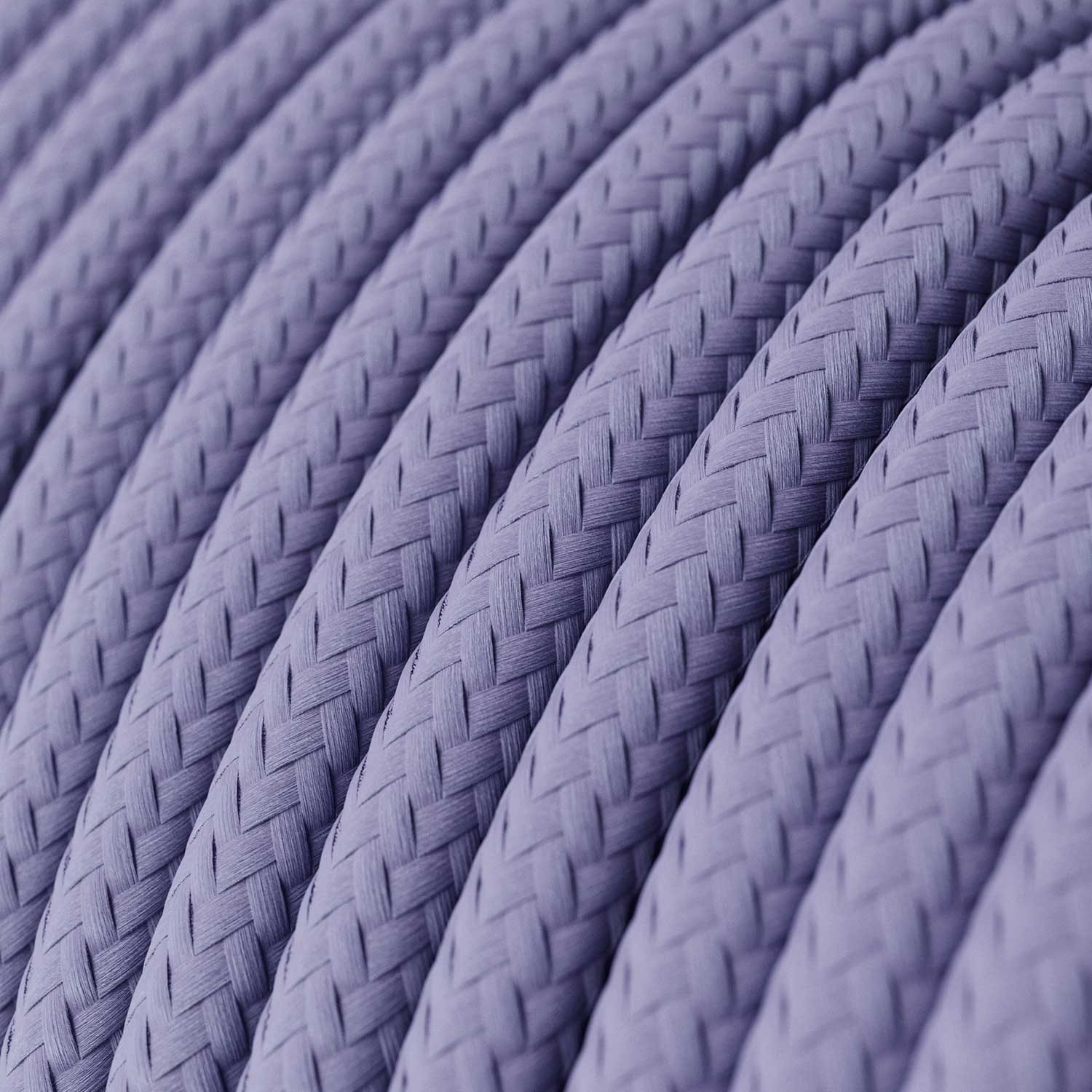 Cable eléctrico redondo en bobina de 45.72 mts (150 pies) RM07 Efecto Seda Lila - Homologado UL