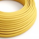 Cable eléctrico redondo en bobina de 45.72 mts (150 pies) RM10 Efecto Seda Amarillo - Homologado UL