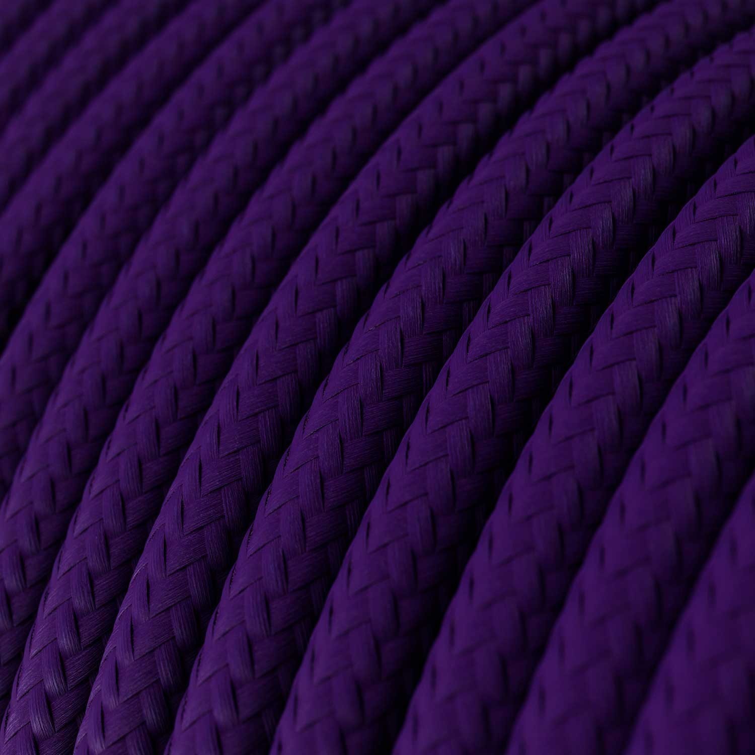 Cable eléctrico redondo en bobina de 45.72 mts (150 pies) RM14 Efecto Seda Púrpura - Homologado UL