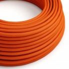 Cable eléctrico redondo en bobina de 45.72 mts (150 pies) RM15 Efecto Seda Naranja - Homologado UL
