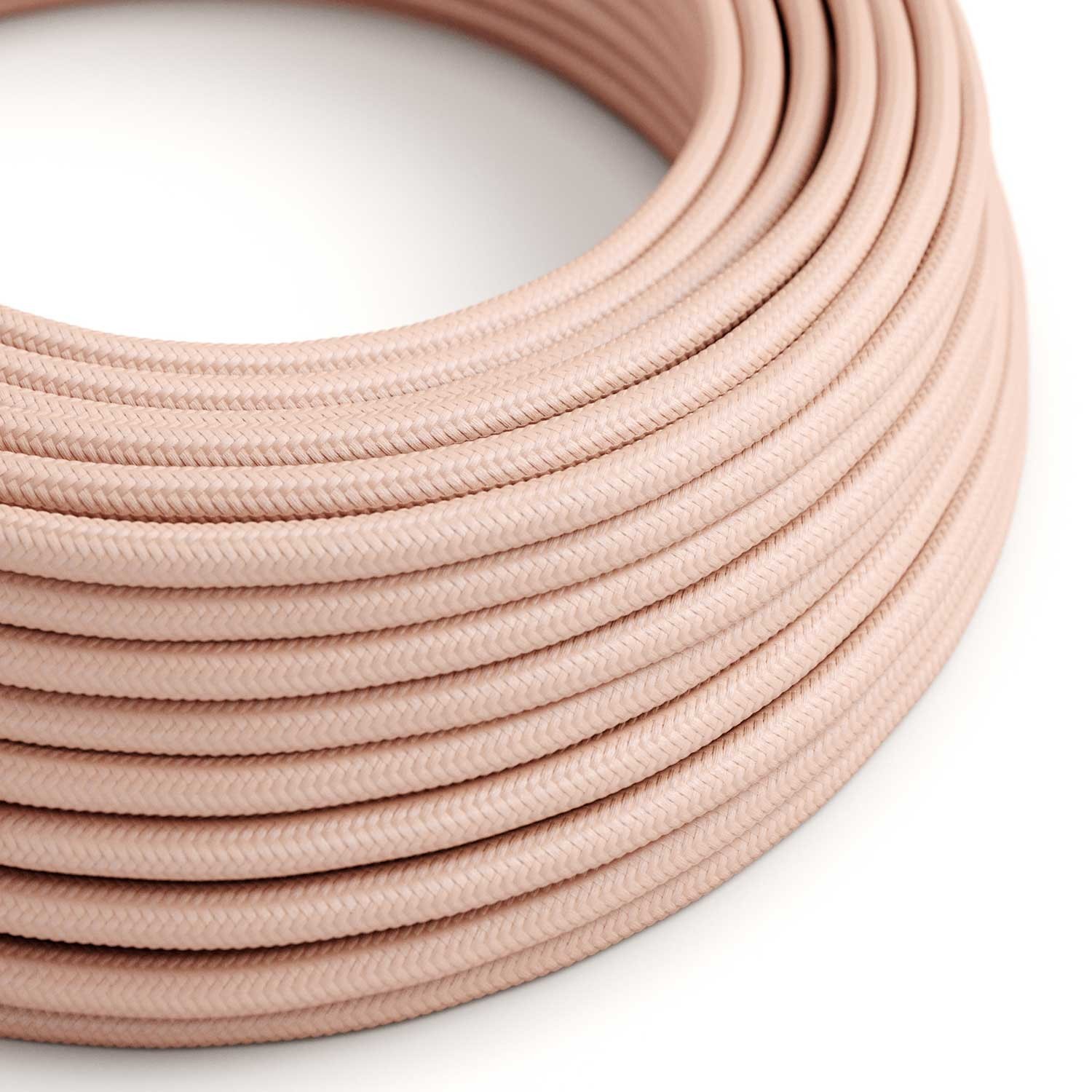Cable eléctrico redondo en bobina de 45.72 mts (150 pies) RM16 Efecto Seda Rosa Baby - Homologado UL