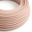 Cable eléctrico redondo en bobina de 45.72 mts (150 pies) RM16 Efecto Seda Rosa Baby - Homologado UL