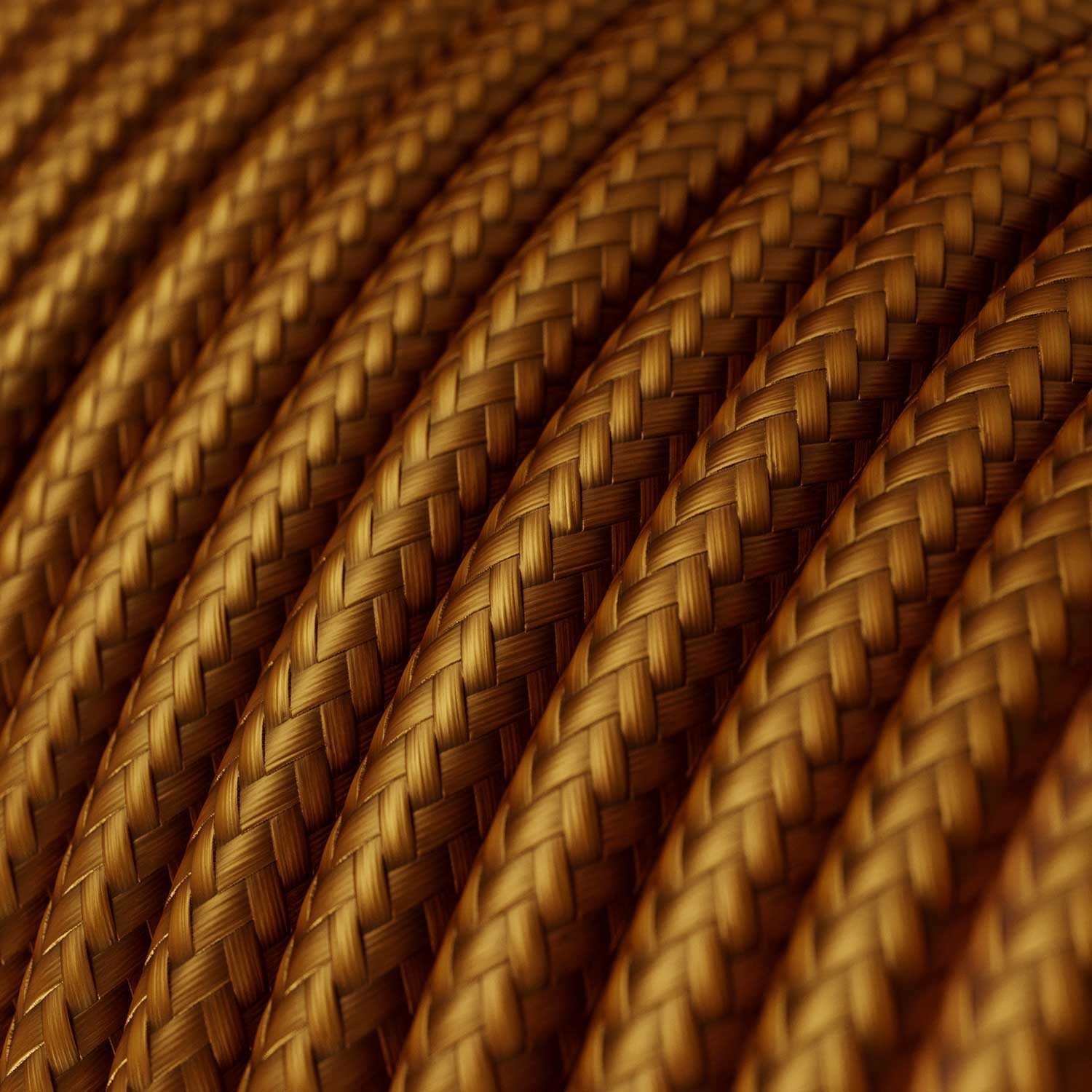Cable eléctrico redondo en bobina de 45.72 mts (150 pies) RM22 Efecto Seda Whiskey - Homologado UL